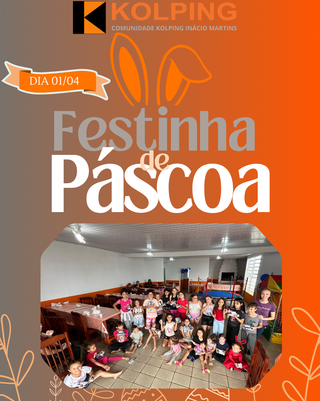 Post do instagram mensagem feliz pascoa coelhinho delicado (1)