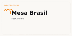 Mesa Brasil Sesc PR
